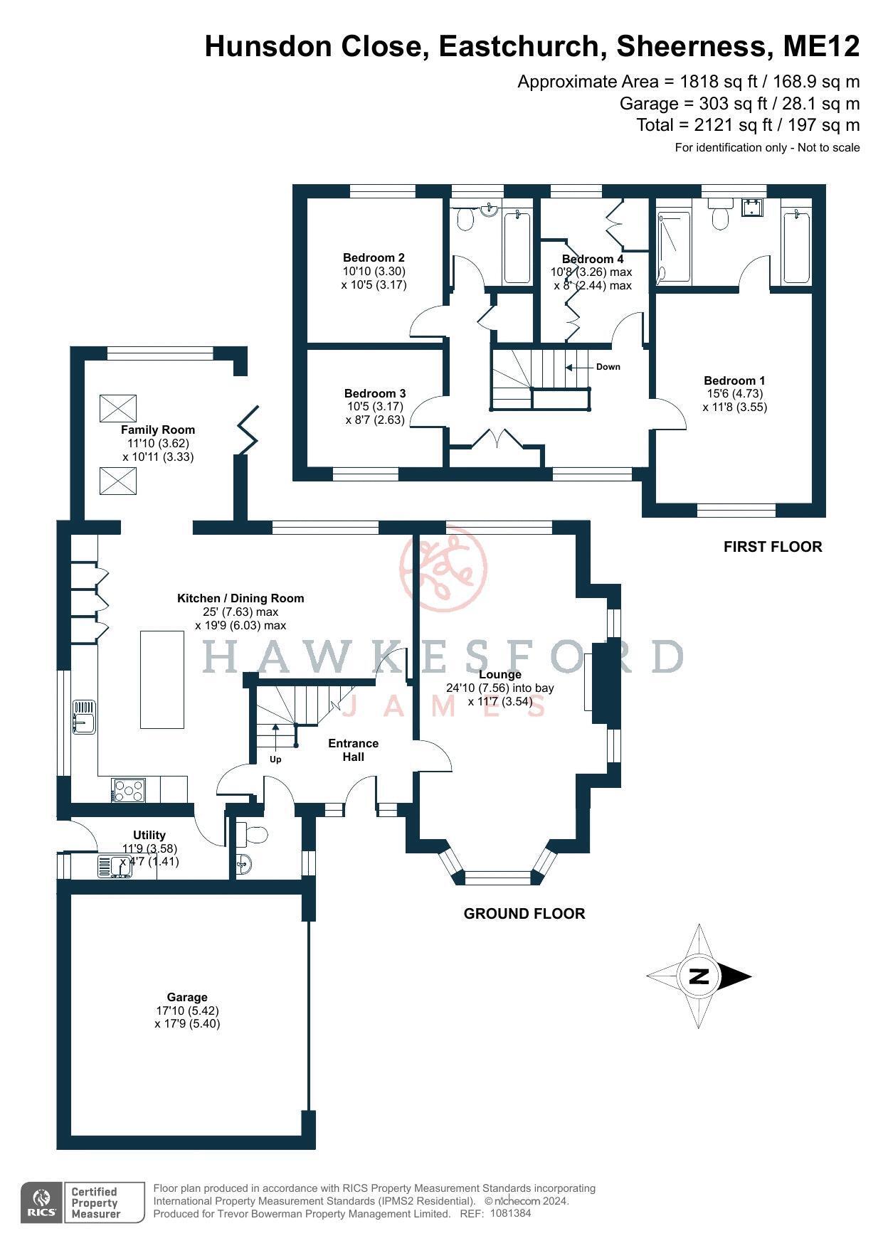 4 bedroom property for sale in Hunsdon Close, Kingsborough Manor
