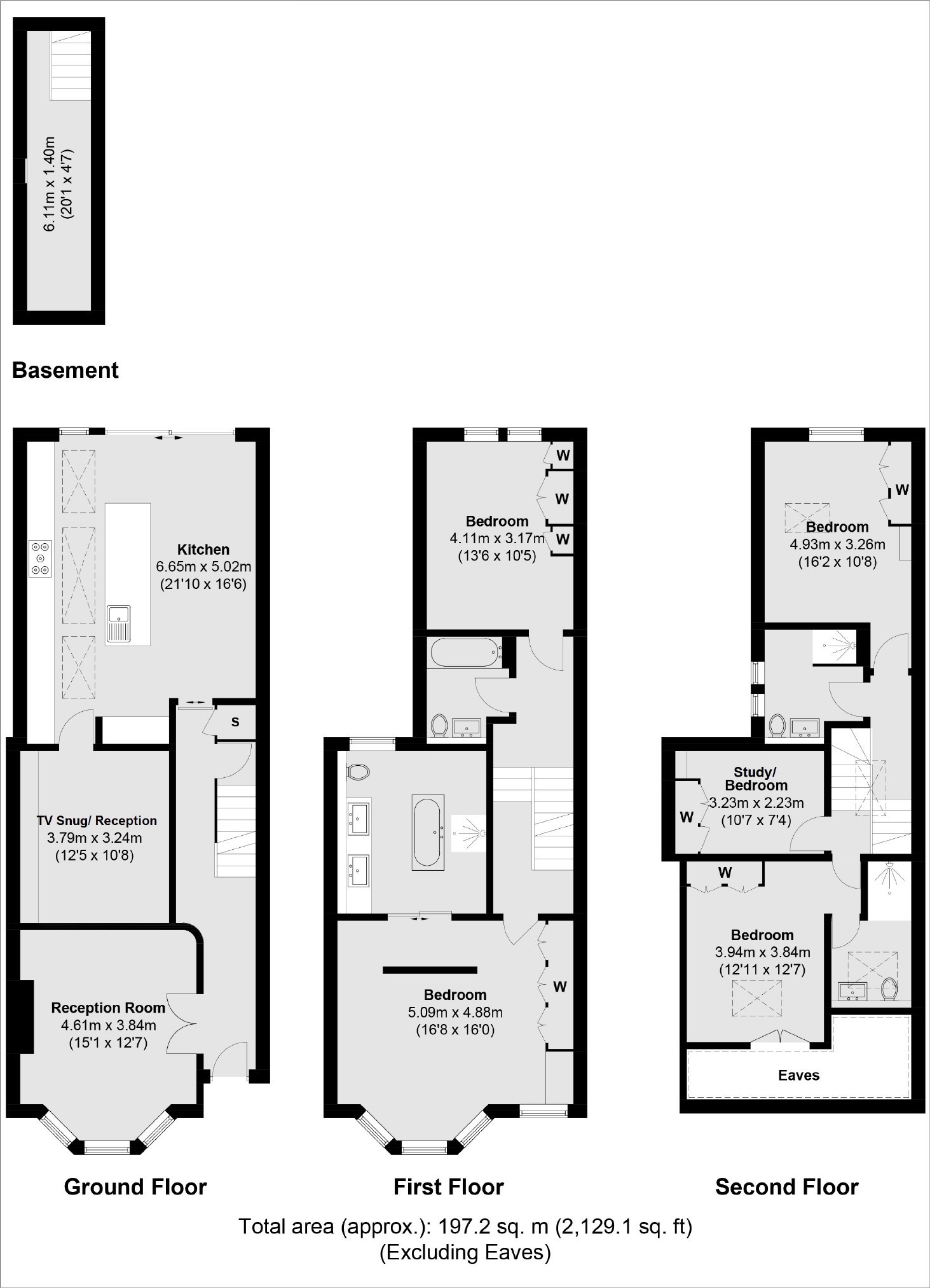 Jacksons 5 bedroom property for sale in Shandon Road, Clapham £