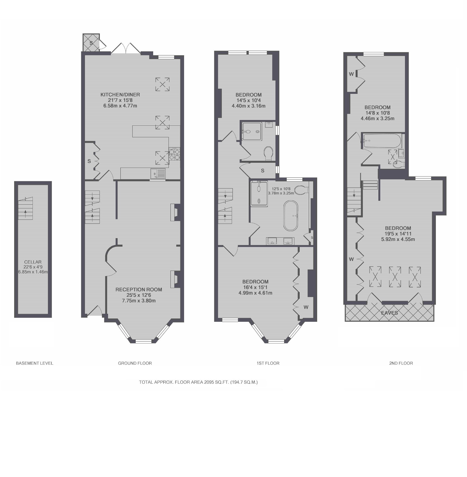 Jacksons 4 bedroom property for sale in Shandon Road, Clapham £