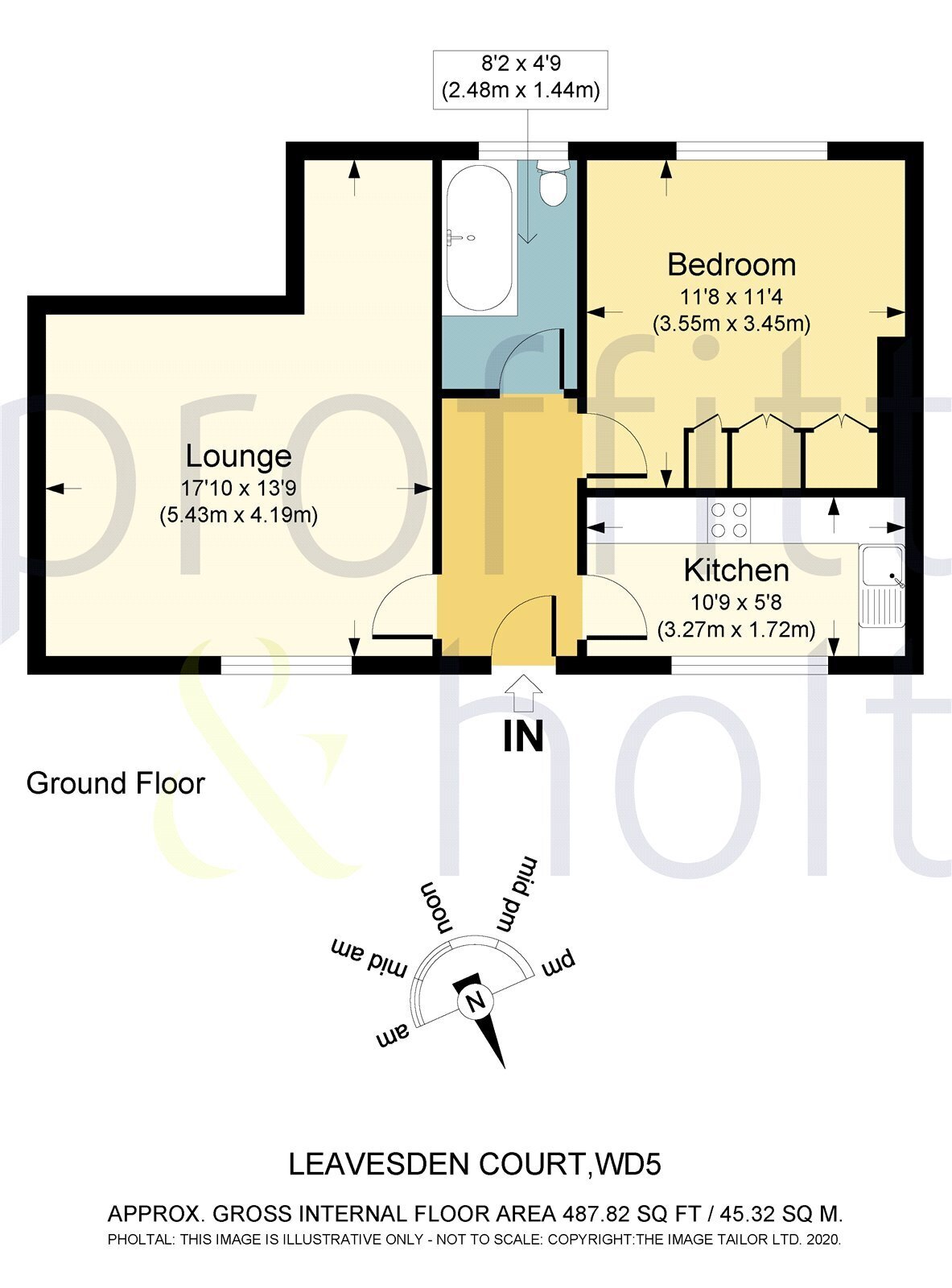 1 bedroom property for sale in Leavesden Court, Abbots Langley, Herts