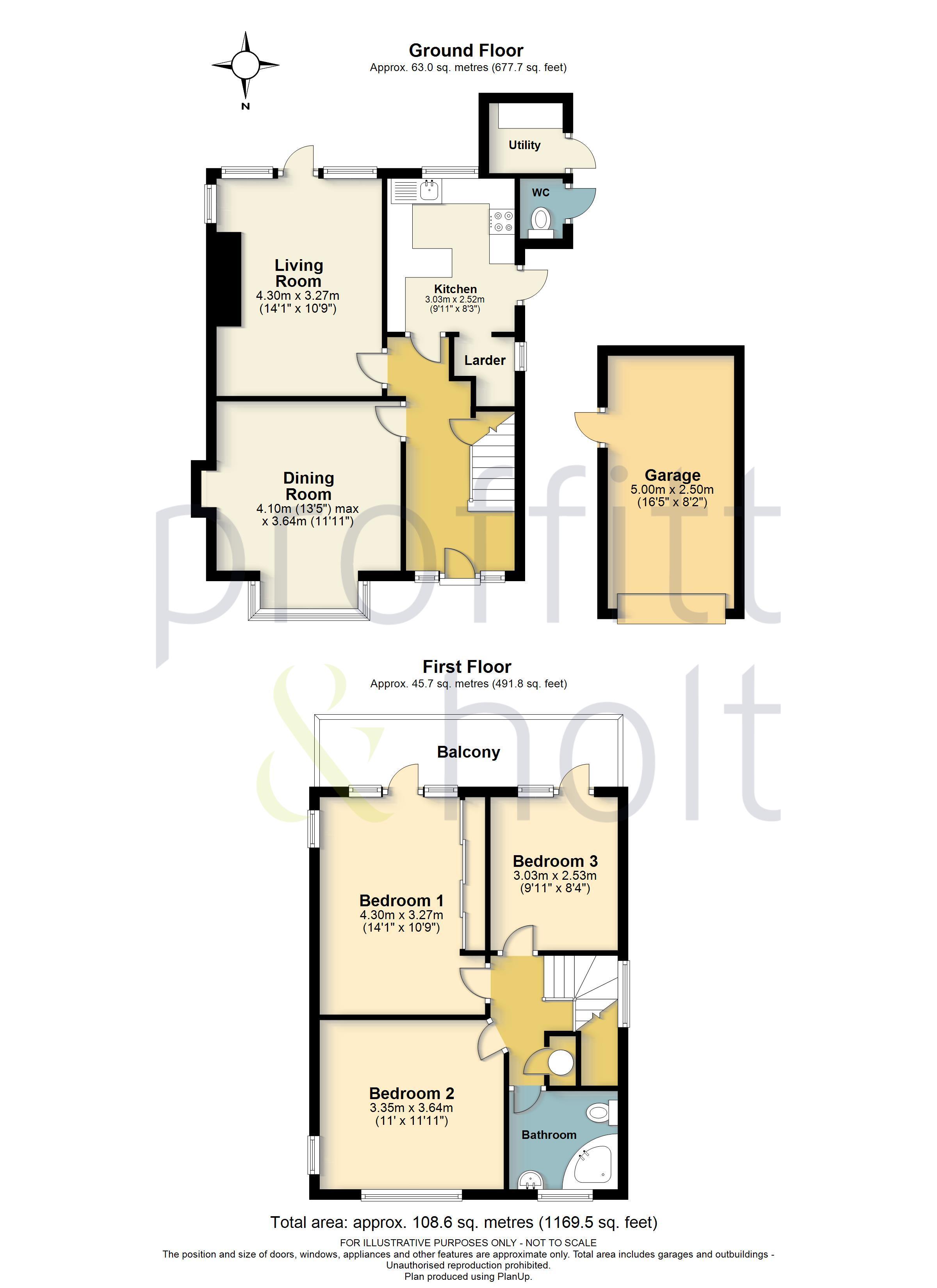 3 bedroom property for sale in Vicarage Lane, Kings Langley, Herts, WD4
