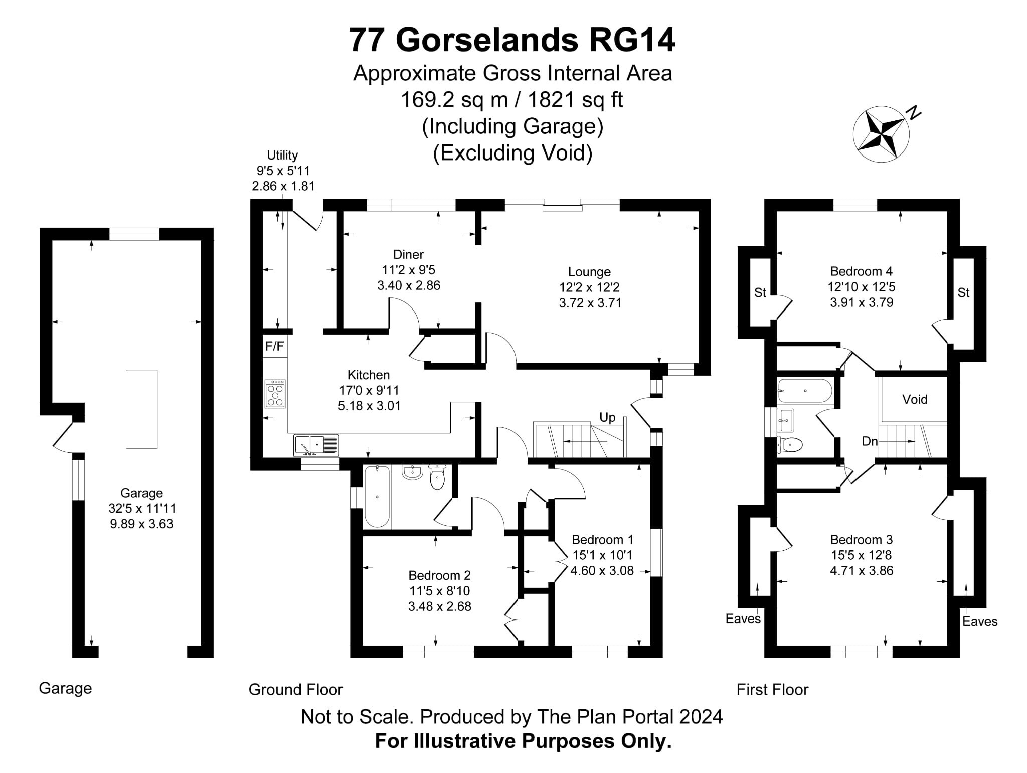 4 bedroom property for sale in Gorselands, Newbury, Berkshire, RG14
