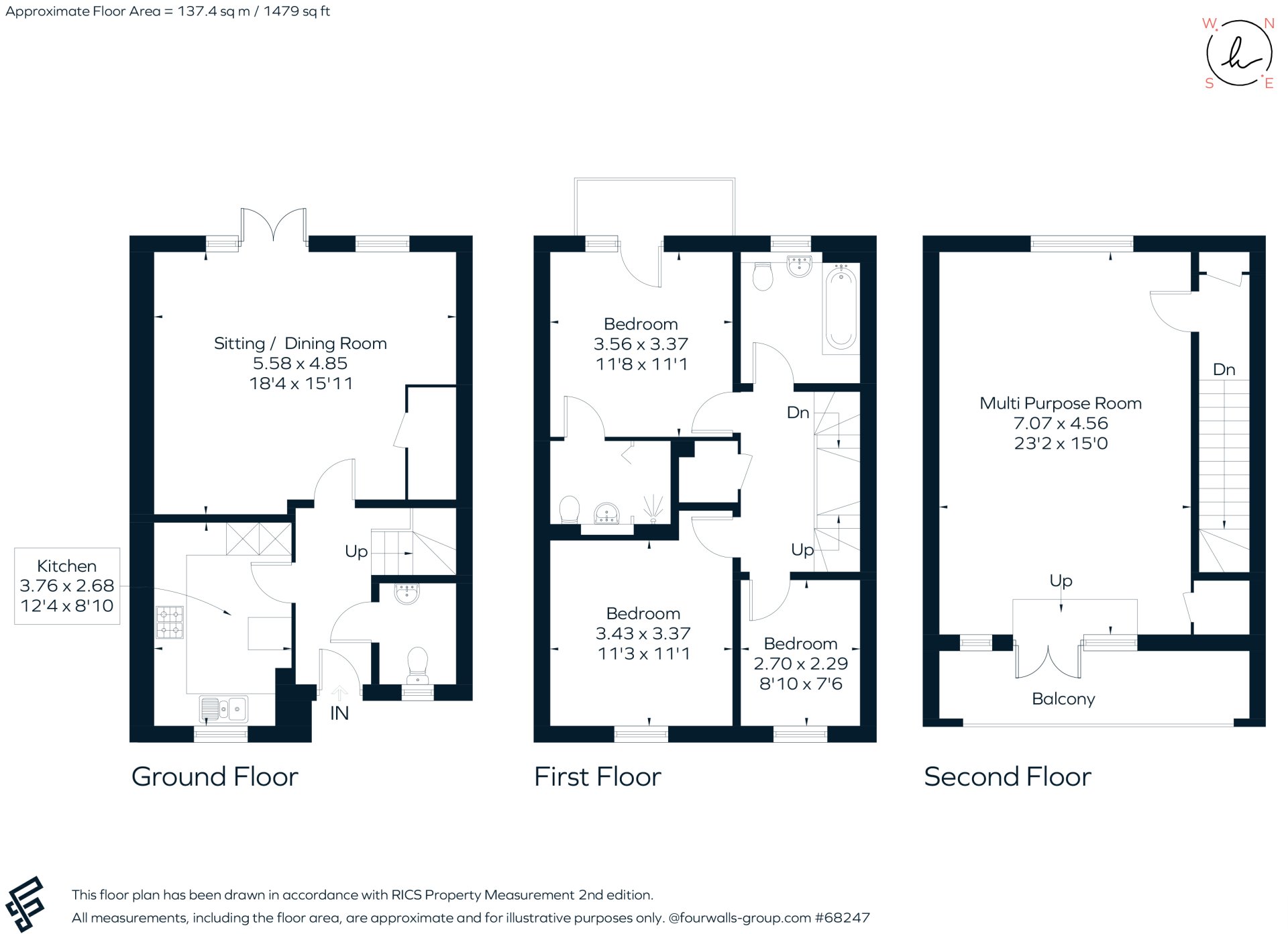 4 bedroom property for sale in Lloyd Road, Chichester, PO19 Guide
