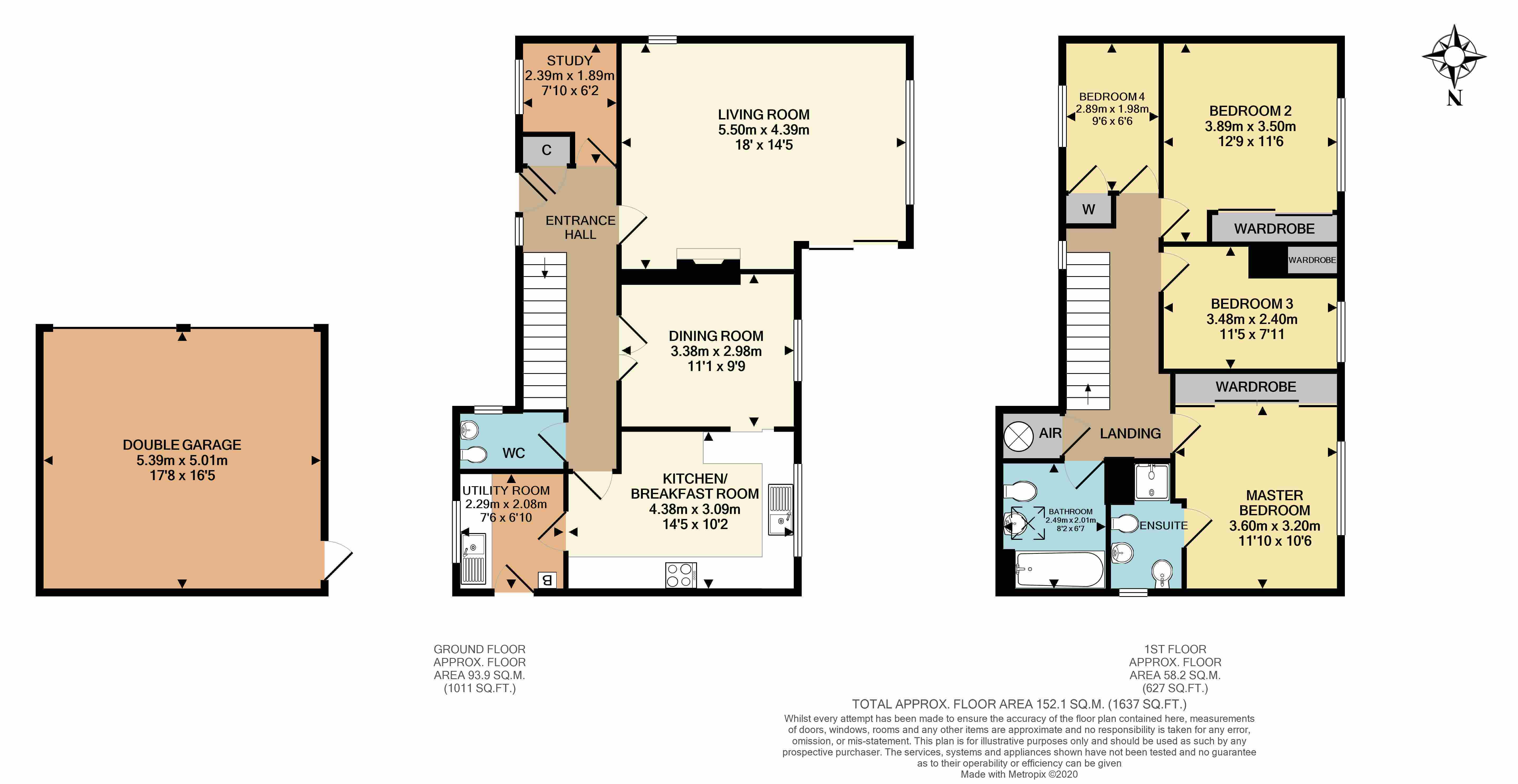 4 bedroom property for sale in Wheatfield Way, Horley, Surrey, RH6 £