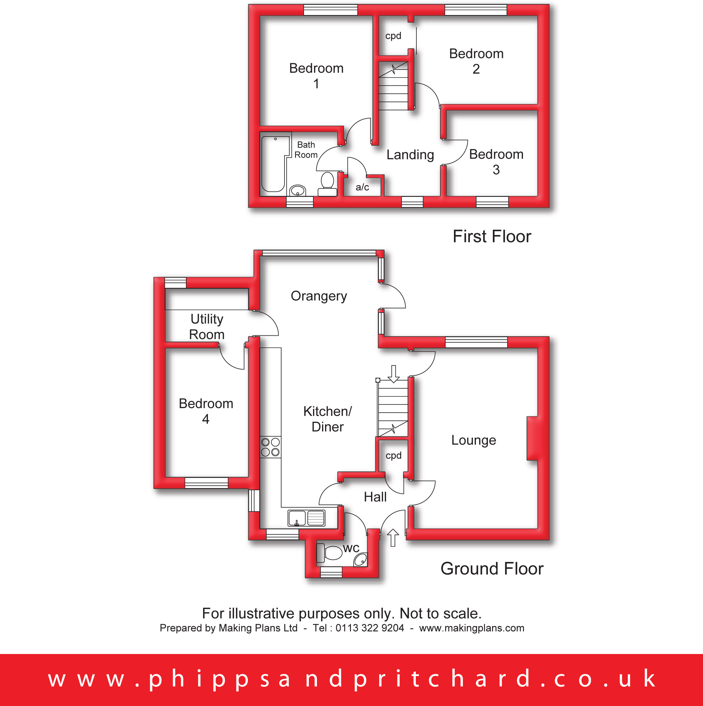 4 bedroom property for sale in Chaffinch Drive, Kidderminster