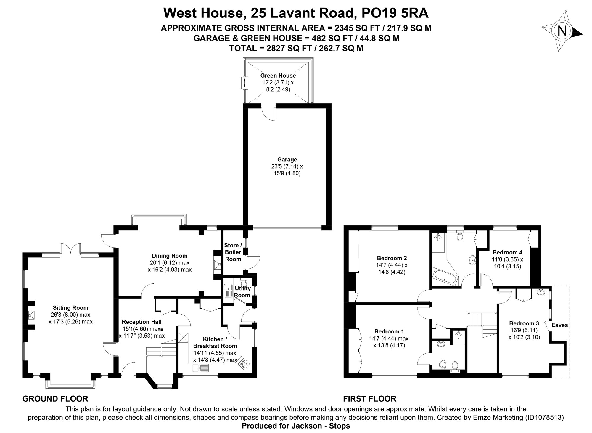JacksonStops 4 bedroom property for sale in Lavant Road, Chichester
