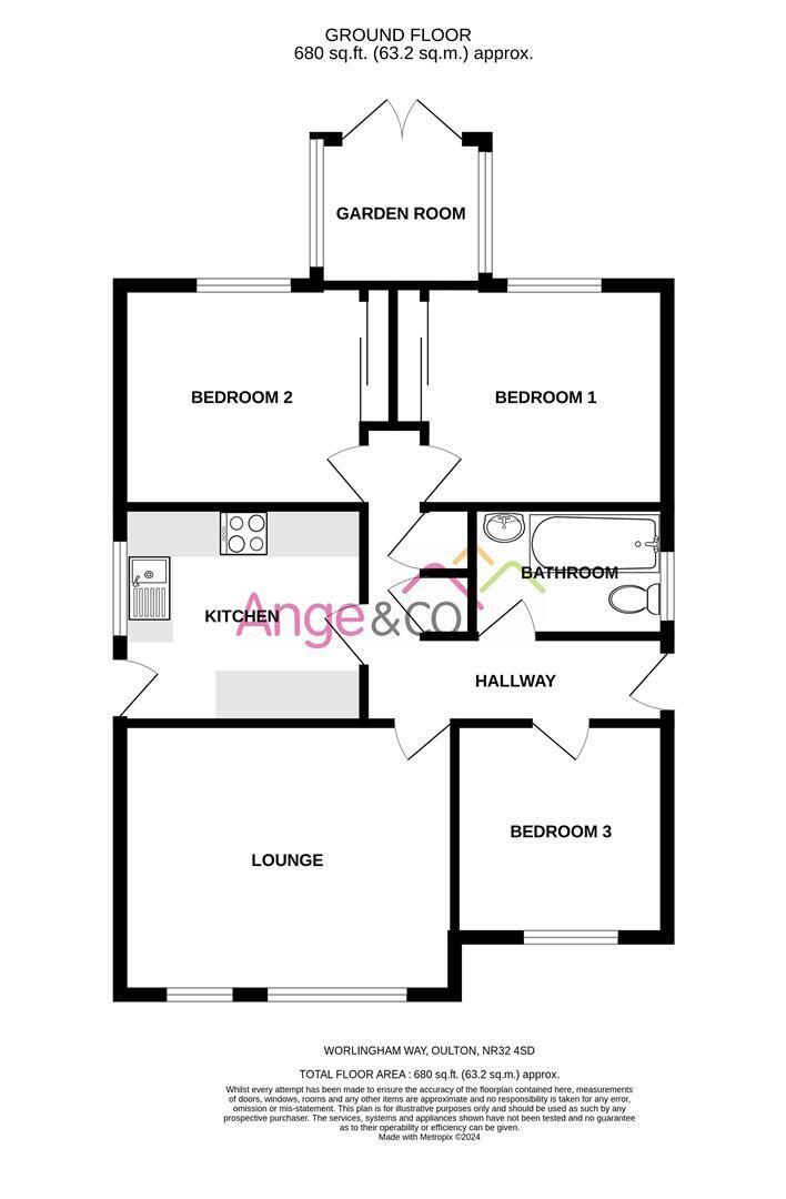 3 bedroom property for sale in Worlingham Way, Lowestoft Guide price £200,000