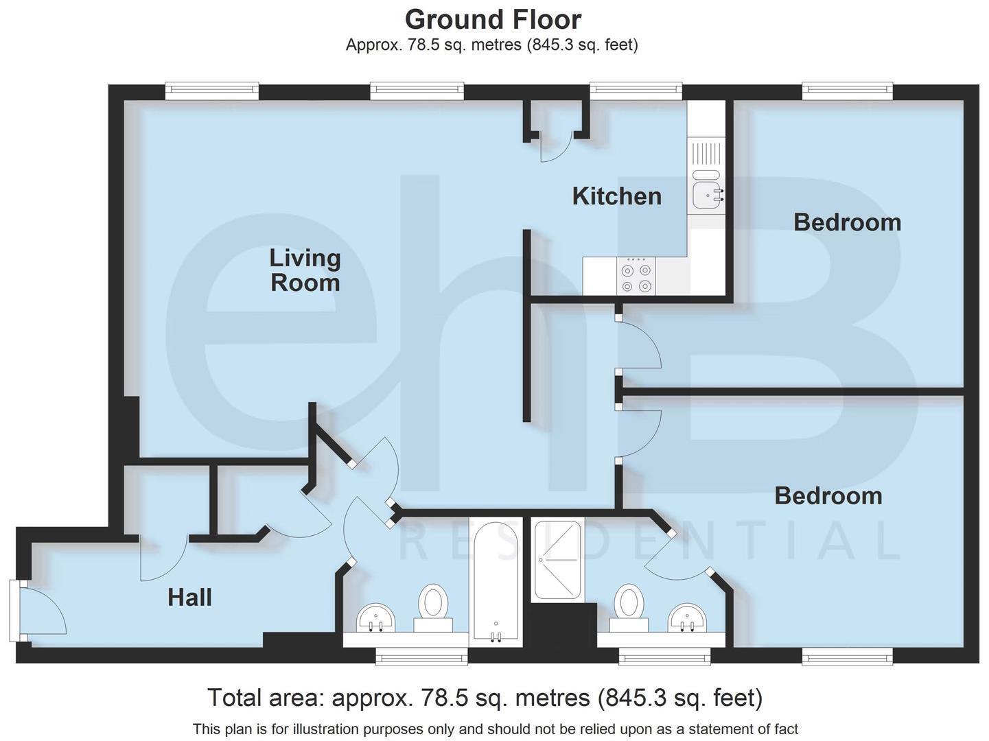 2 bedroom property for sale in King Edwards Court, 36 Blackwell Lane