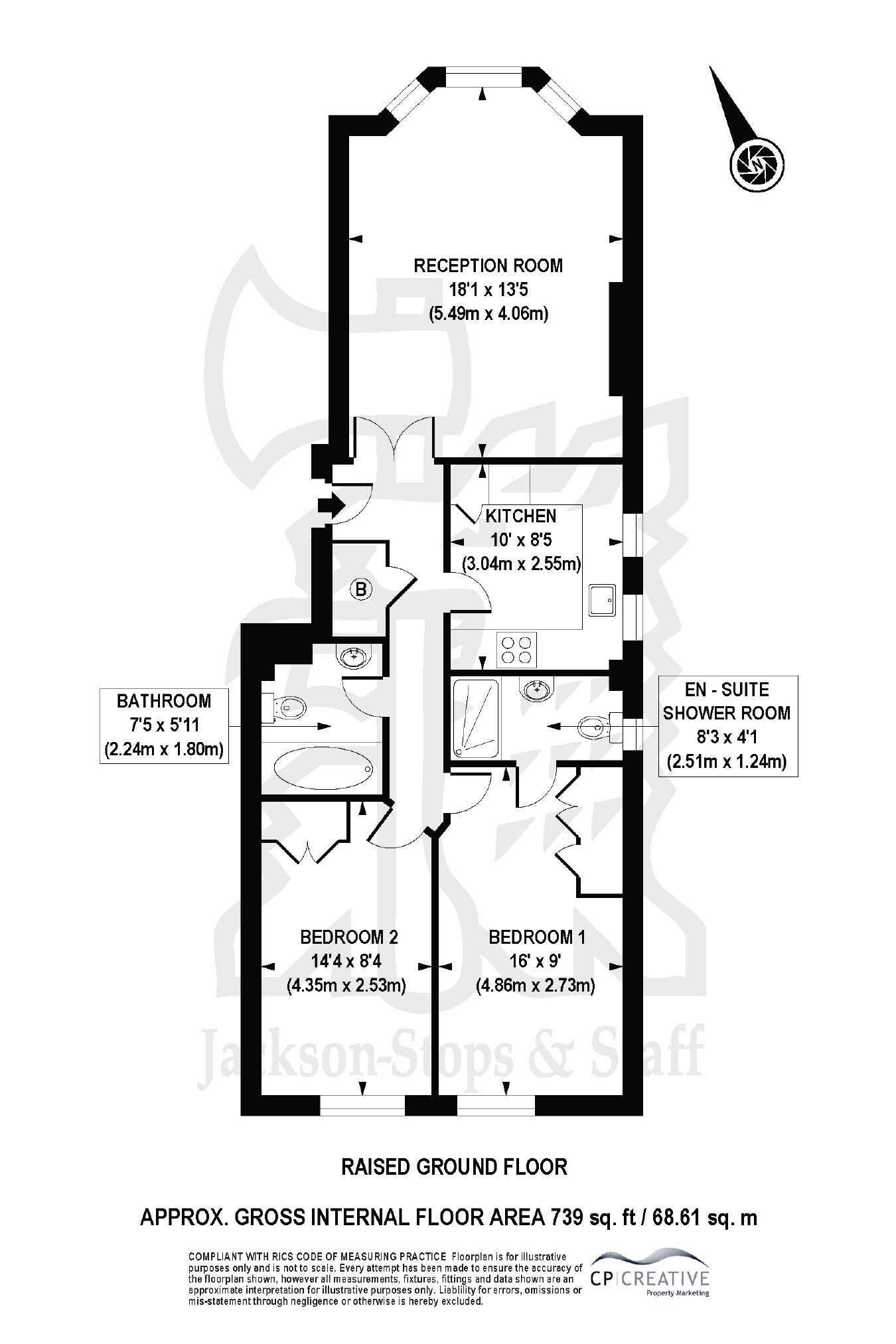 JacksonStops 2 bedroom property to let in Lingfield Road, Wimbledon