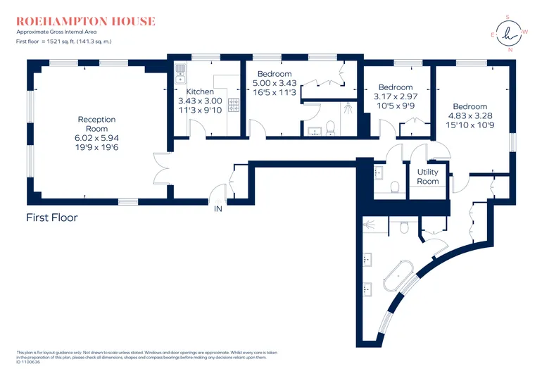 Floorplan 1 for Vitali Close, London, SW15