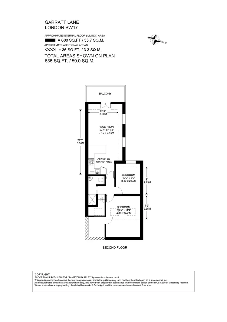 2 bedroom property in Garratt Lane, London, SW17 - Offers in excess of ...