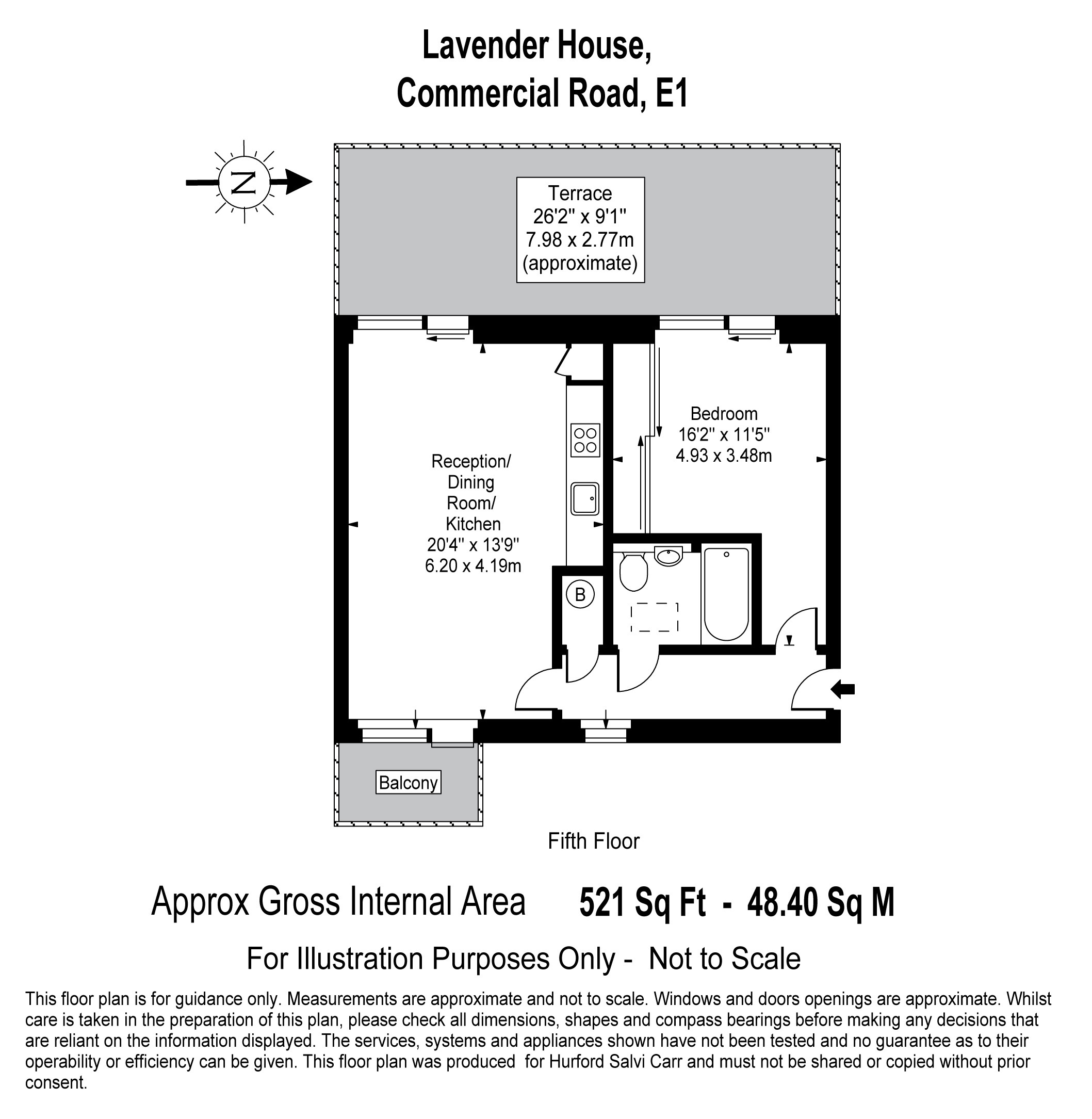 Lavender House, 1b Ratcliffe Cross Street, London, E1 floorplan
