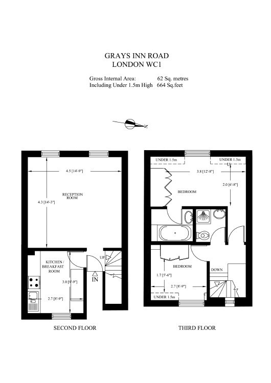 Grays Inn Road, London, WC1X floorplan