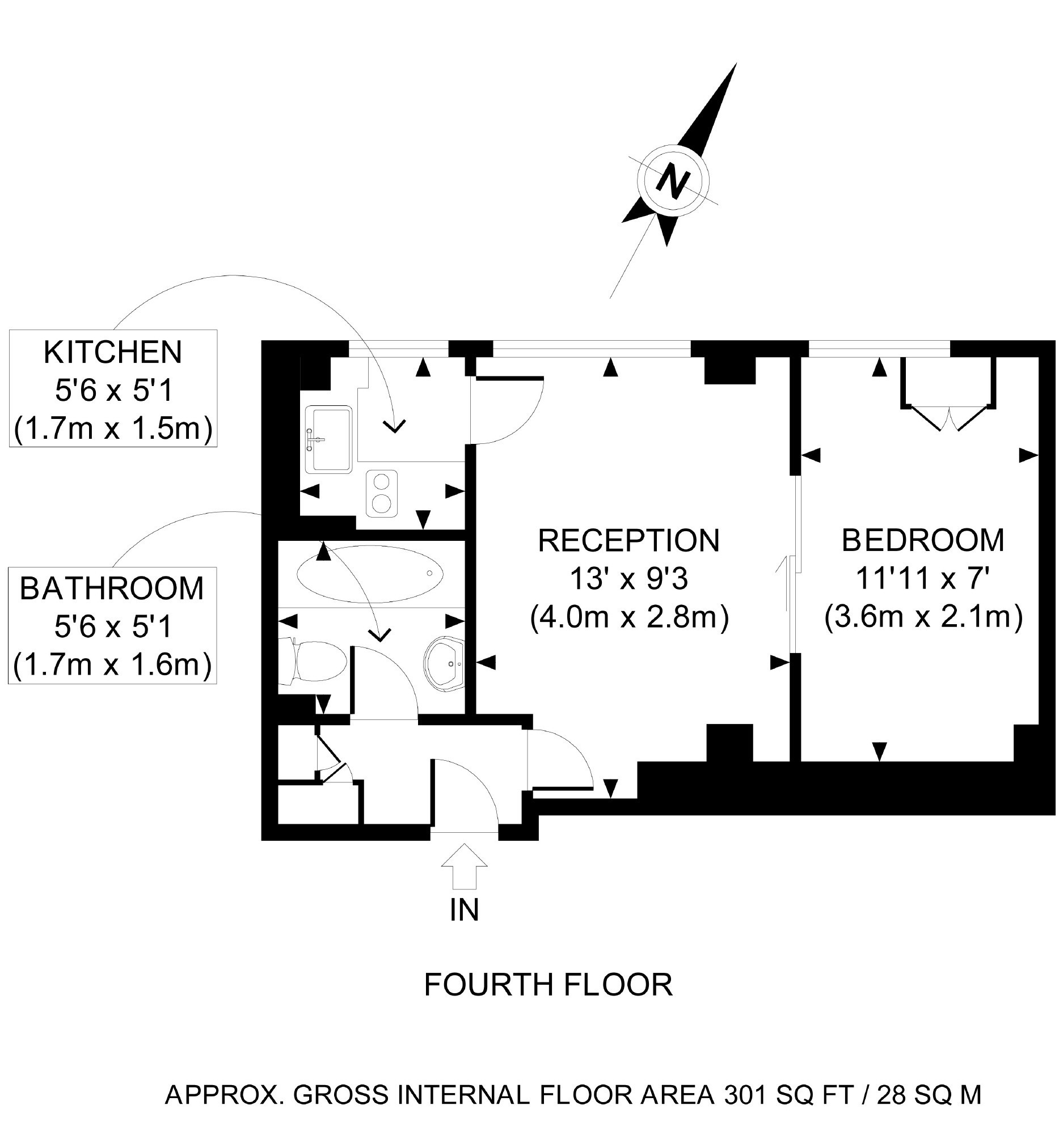Florin Court, 6-9 Charterhouse Square, Clerkenwell, London, EC1M floorplan