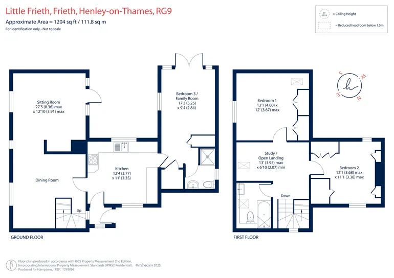 Floorplan 1 for Innings Road, Frieth, RG9