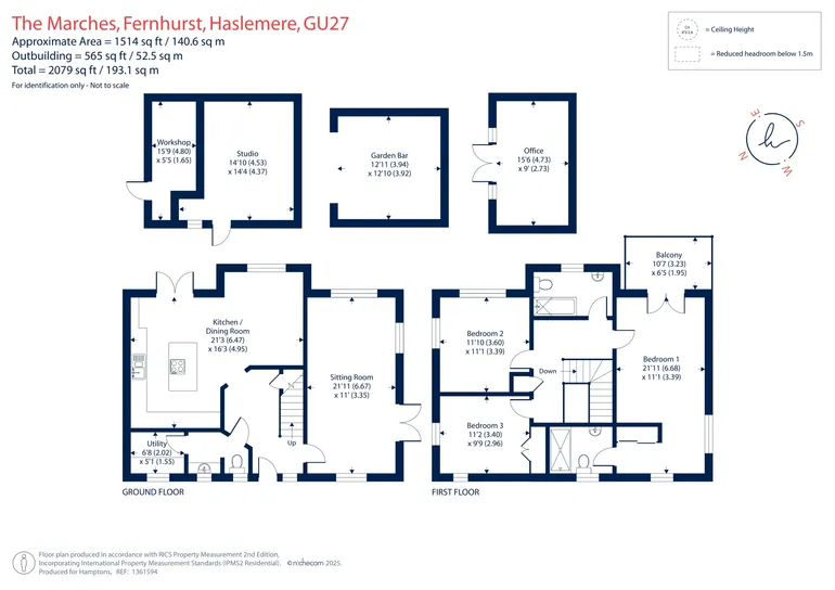 Floorplan 1 for The Marches, HASLEMERE, GU27