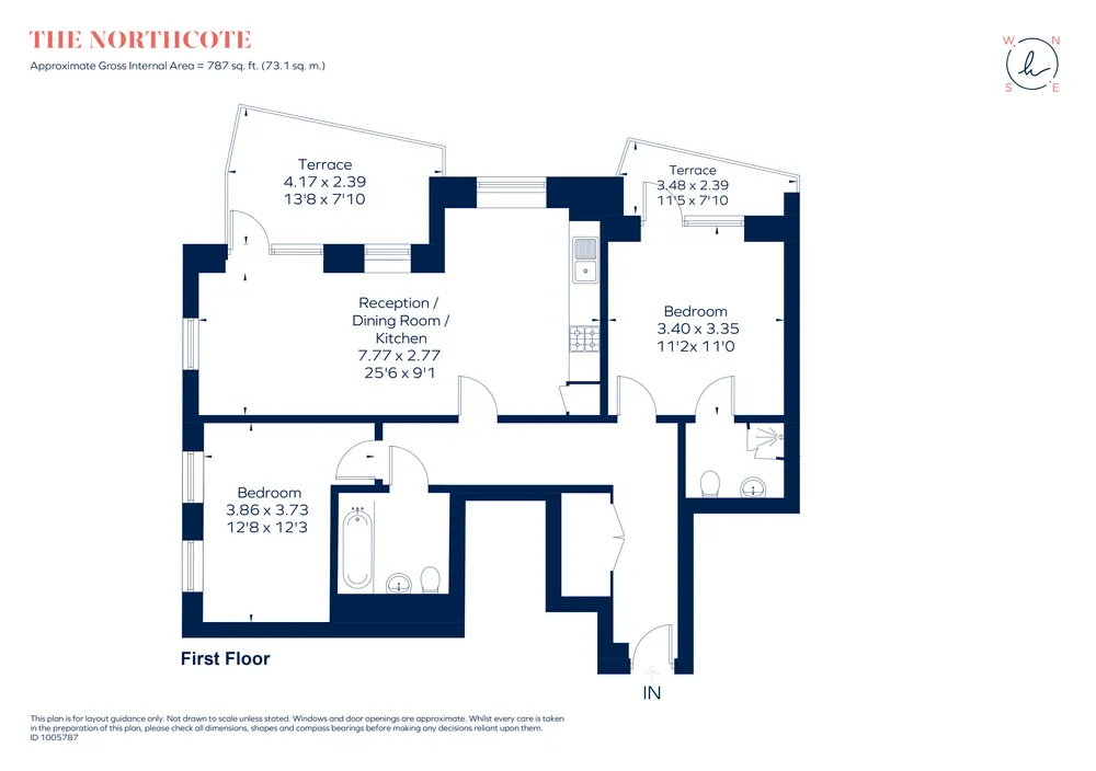 Floorplan for The Northcote, London, SW11