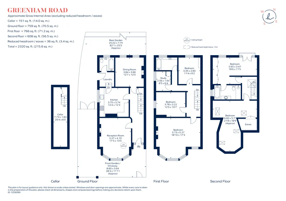 Floorplan for Greenham Road, London, N10