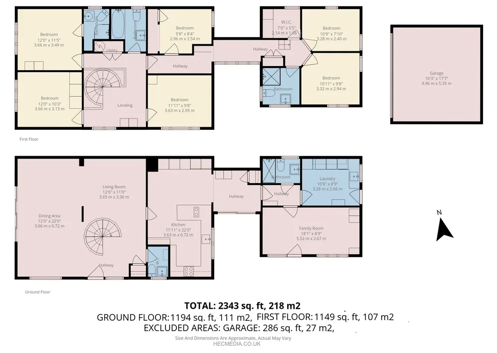 Floorplan for Pullens Lane, Headington, Oxford, Oxfordshire, OX3