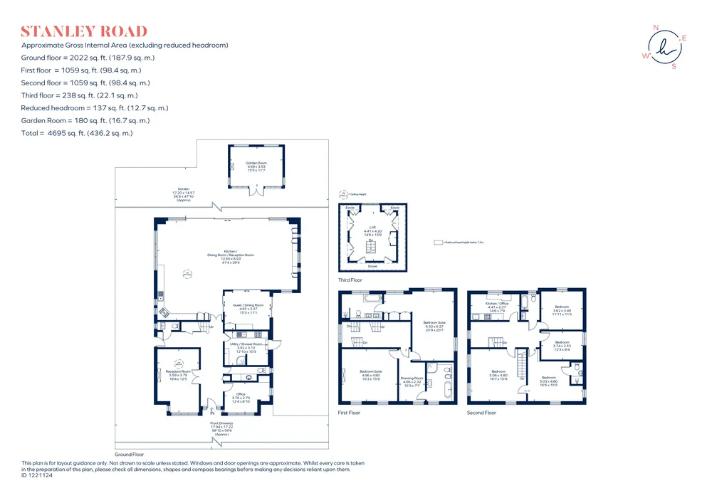 Floorplan for Stanley Road, Teddington, TW11