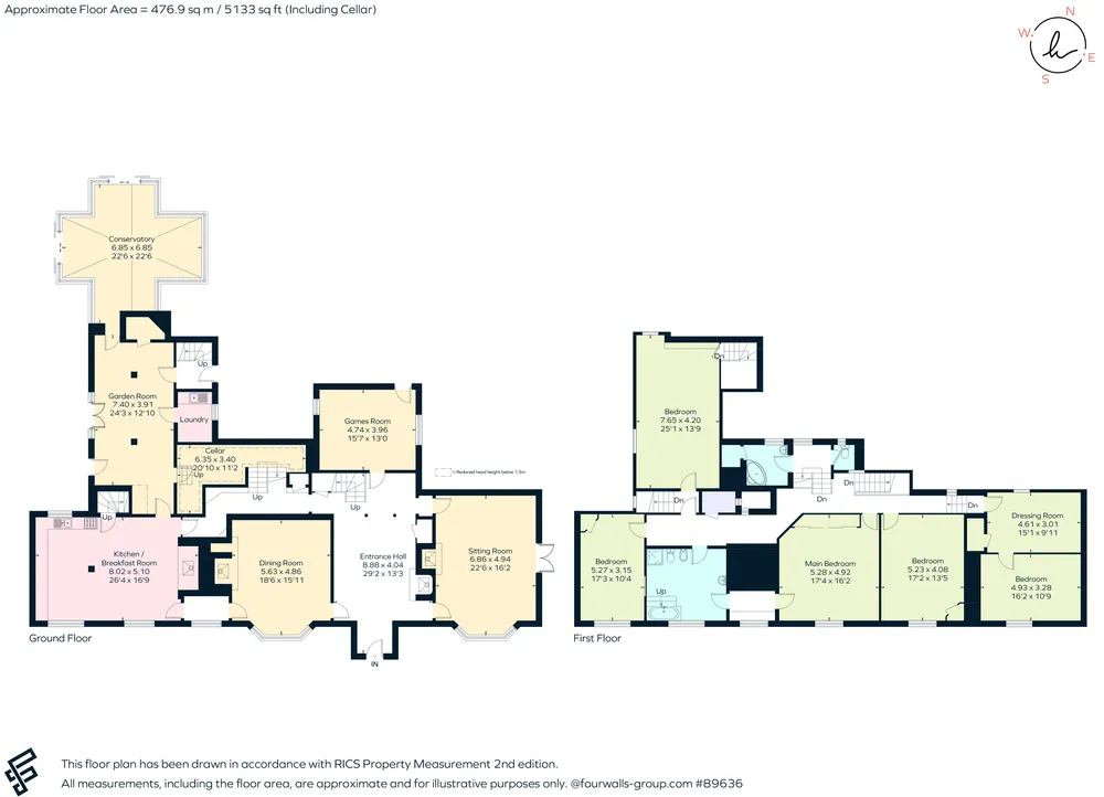 Floorplan for Lower Hatfield Road, Hertford, SG13