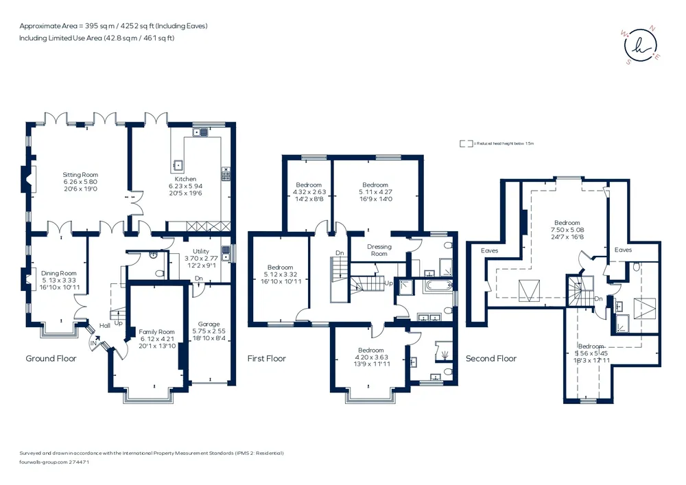 Floorplan for Fir Tree Road, Epsom, KT17