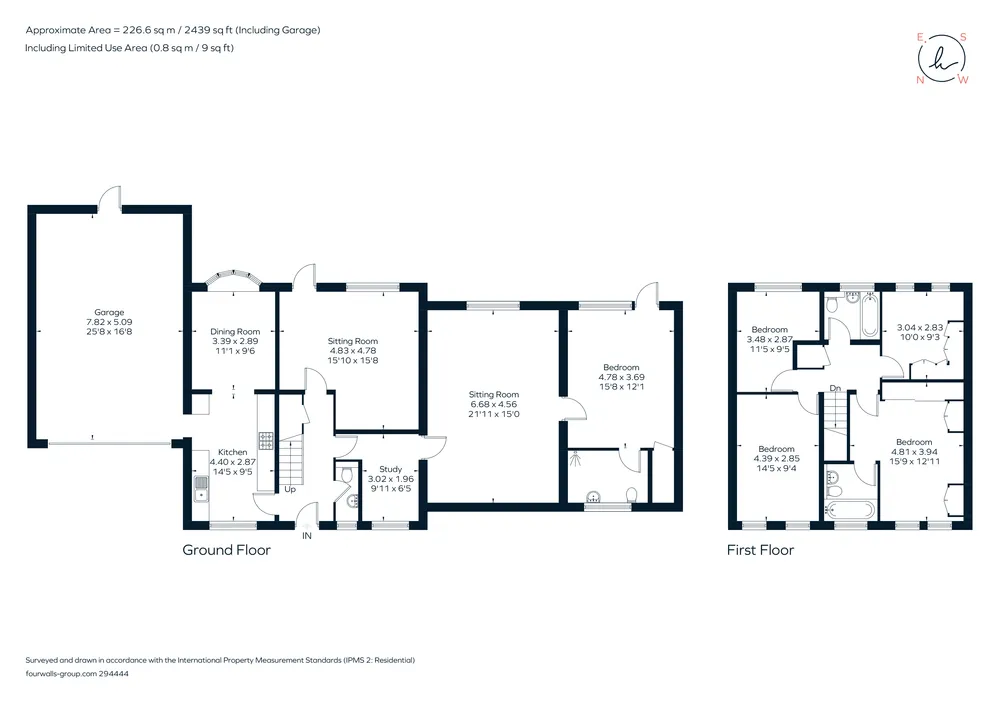 Floorplan for Crozier Drive, South Croydon, CR2