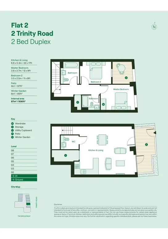 Floorplan 1 for Wimbledon Place, The Broadway, London, SW19