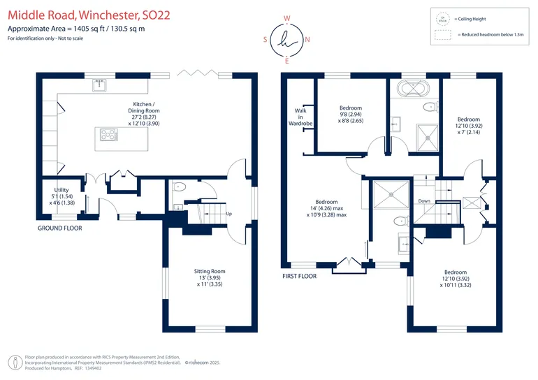 Floorplan 1 for Middle Road, Winchester, SO22