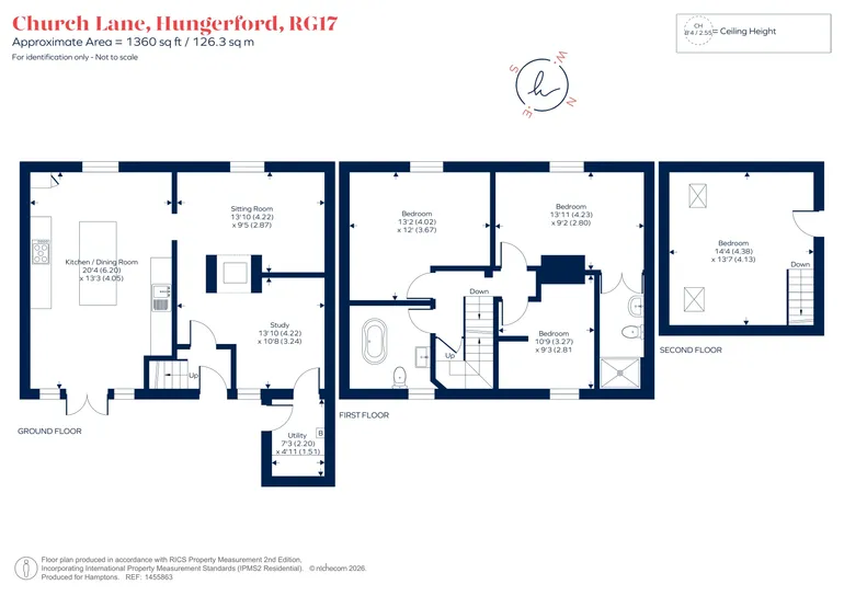 Floorplan 1 for Church Lane, Hungerford, RG17