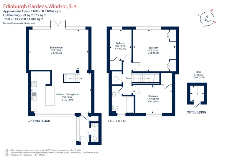 Floorplan 1 for Edinburgh Gardens, Windsor, SL4