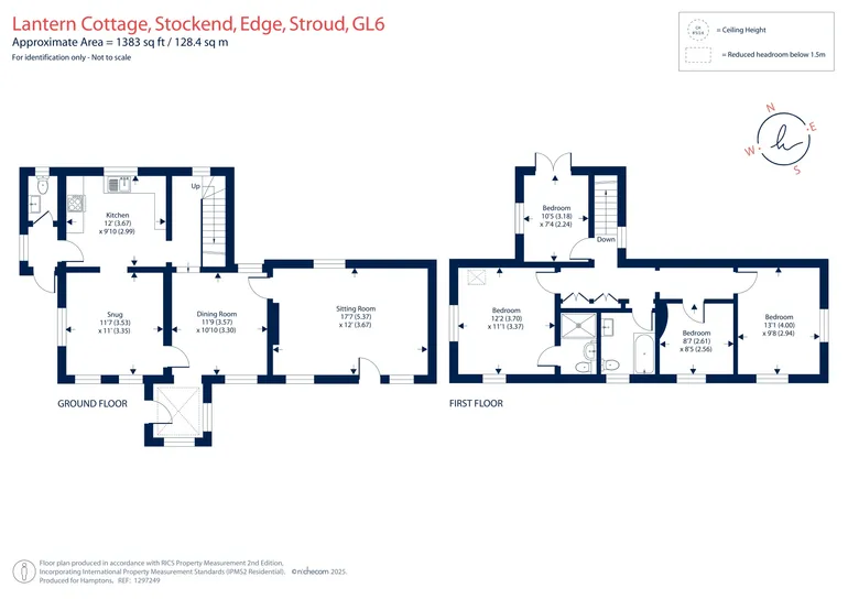 Floorplan 1 for Stockend, Edge, Stroud, GL6