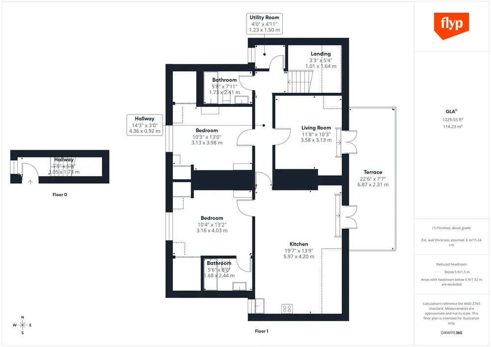Floorplan for Santos Road, London, SW18
