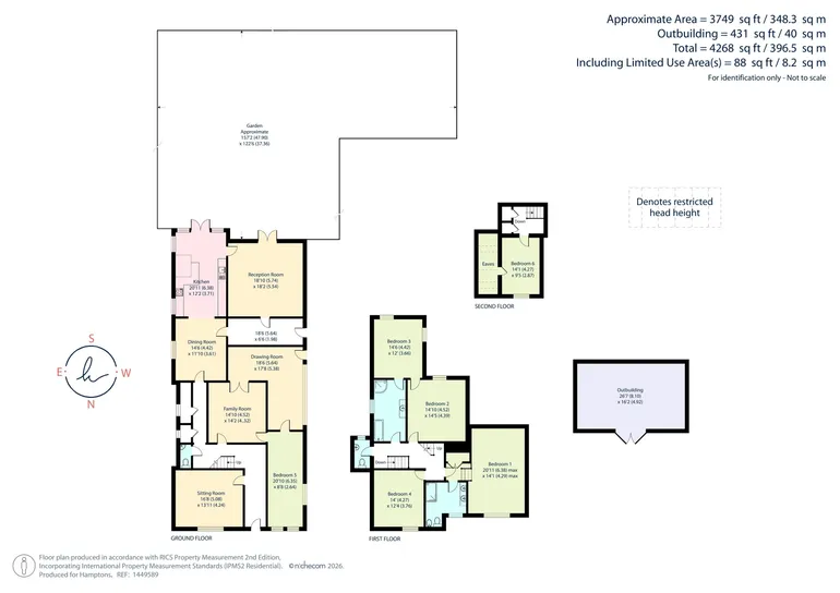 Floorplan 1 for Milbourne Lane, Esher, KT10