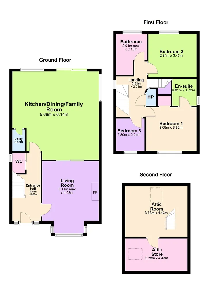 Floorplan for 19A Sycamore Drive, Castleknock, Dublin 15, D15A271
