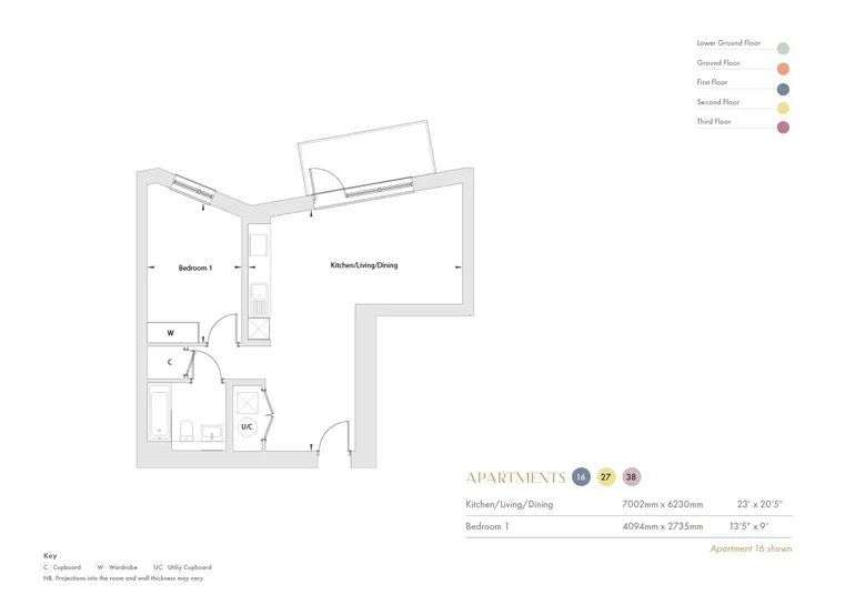 Floorplan 1 for Walton Street, Aylesbury, HP20