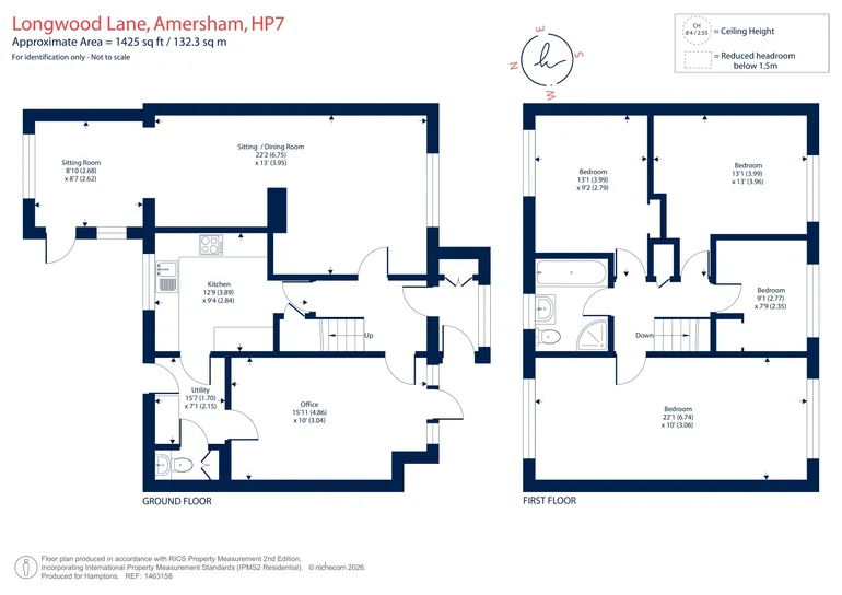 Floorplan 1 for Longwood Lane, Amersham, HP7