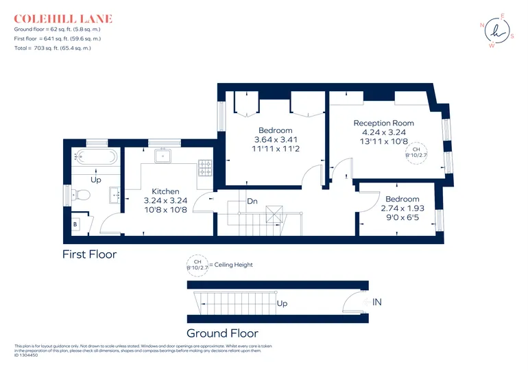 Floorplan 1 for Colehill Lane, London, SW6