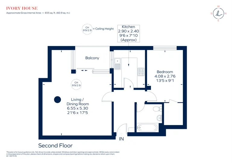 Floorplan 1 for East Smithfield, London, E1W