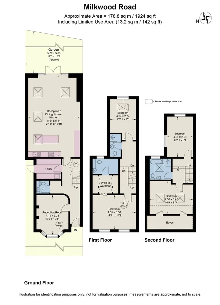 Floorplan for Milkwood Road, London, SE24