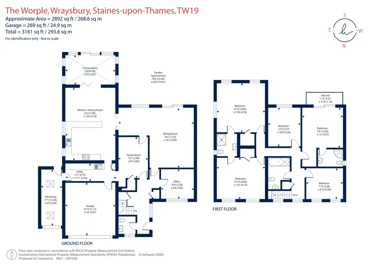 Floorplan 1 for The Worple, Wraysbury, TW19