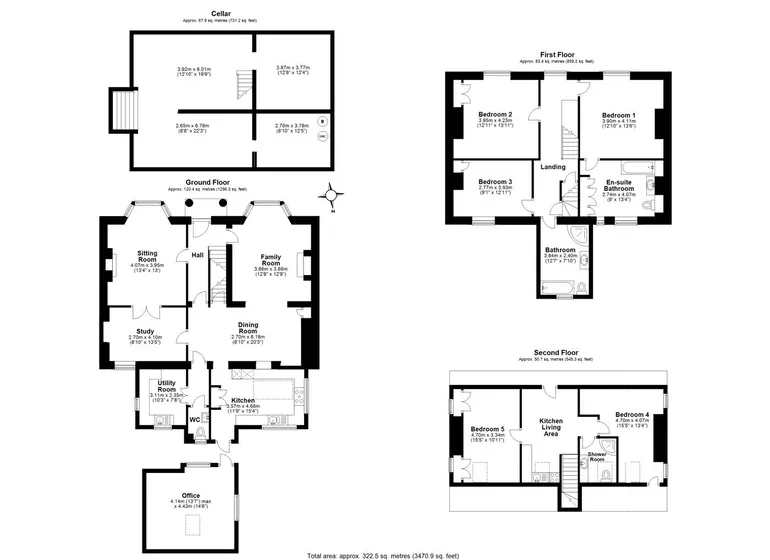 Floorplan 1 for Quemerford, Calne, SN11