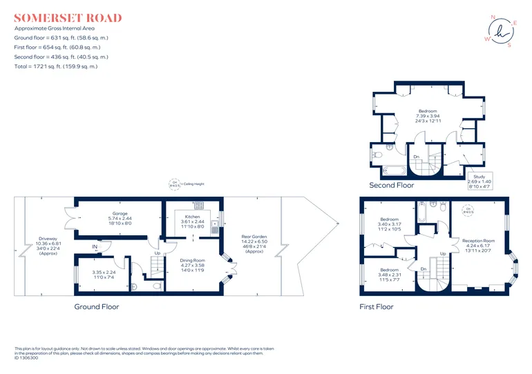 Floorplan 1 for Somerset Road, London, SW19