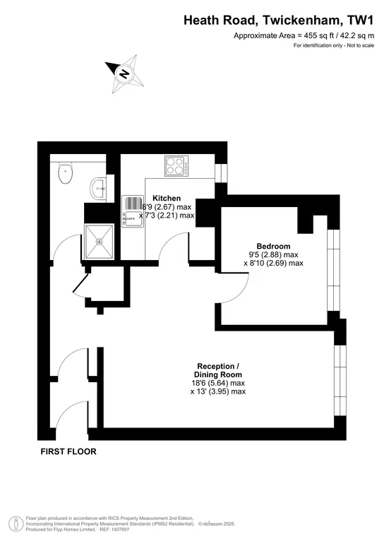 Floorplan 1 for Heath Road, Twickenham, TW1