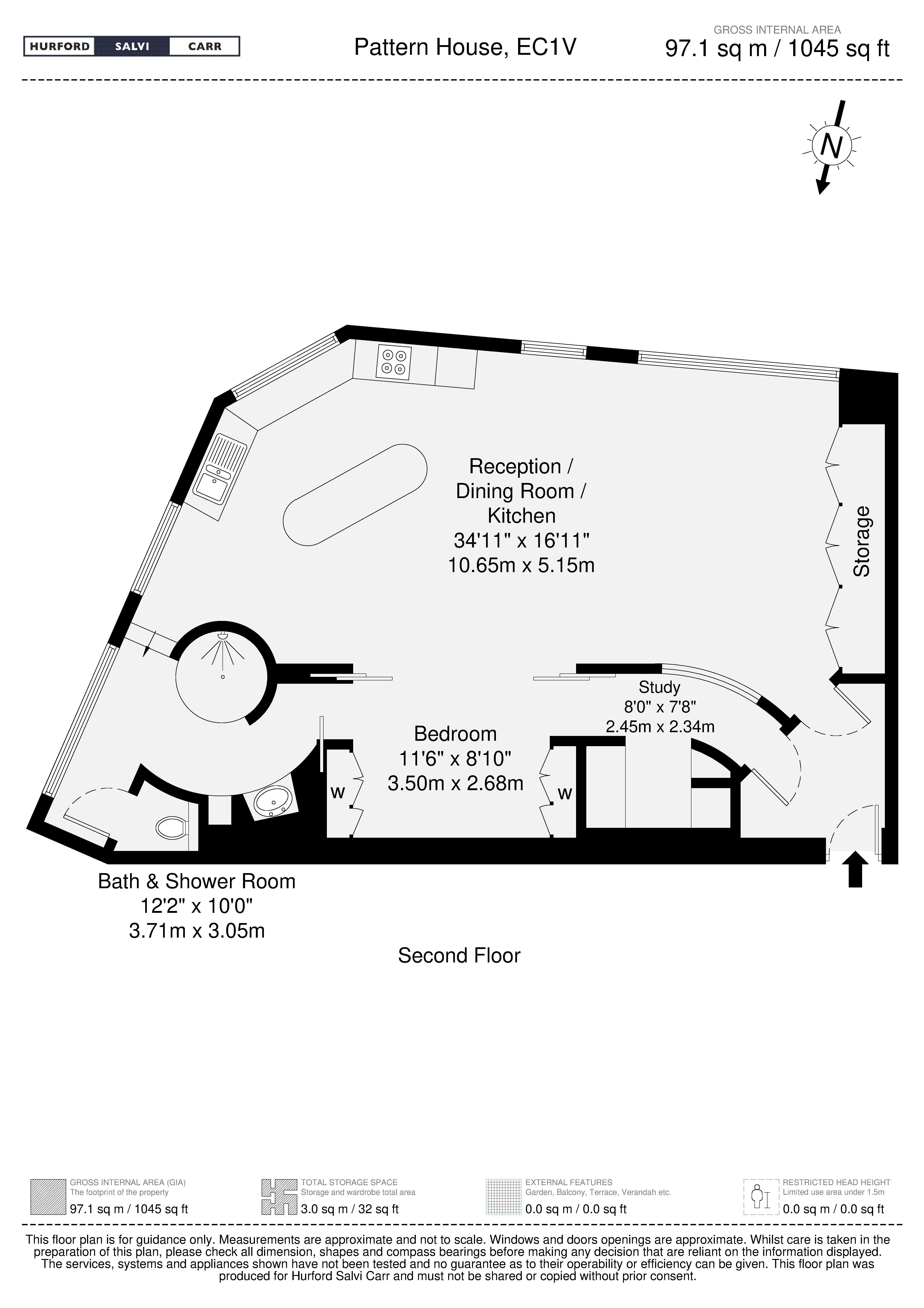 Pattern House, 223-227 St John Street, EC1V floorplan