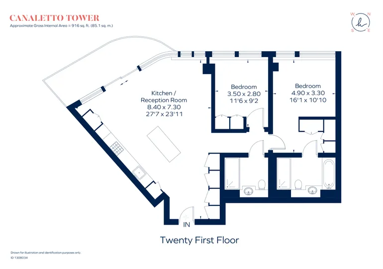 Floorplan 1 for City Road, London, EC1V