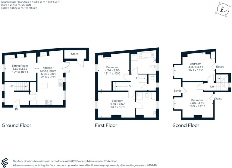 Floorplan 1 for Poona Road, Tunbridge Wells, TN1