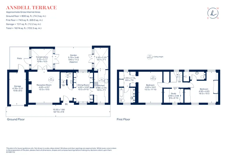 Floorplan 1 for Ansdell Terrace London W8