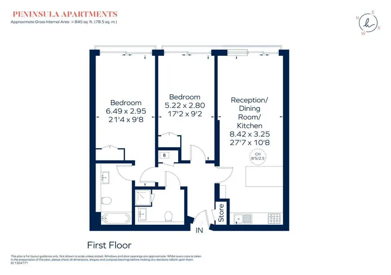 Floorplan 1 for Praed Street, London, W2
