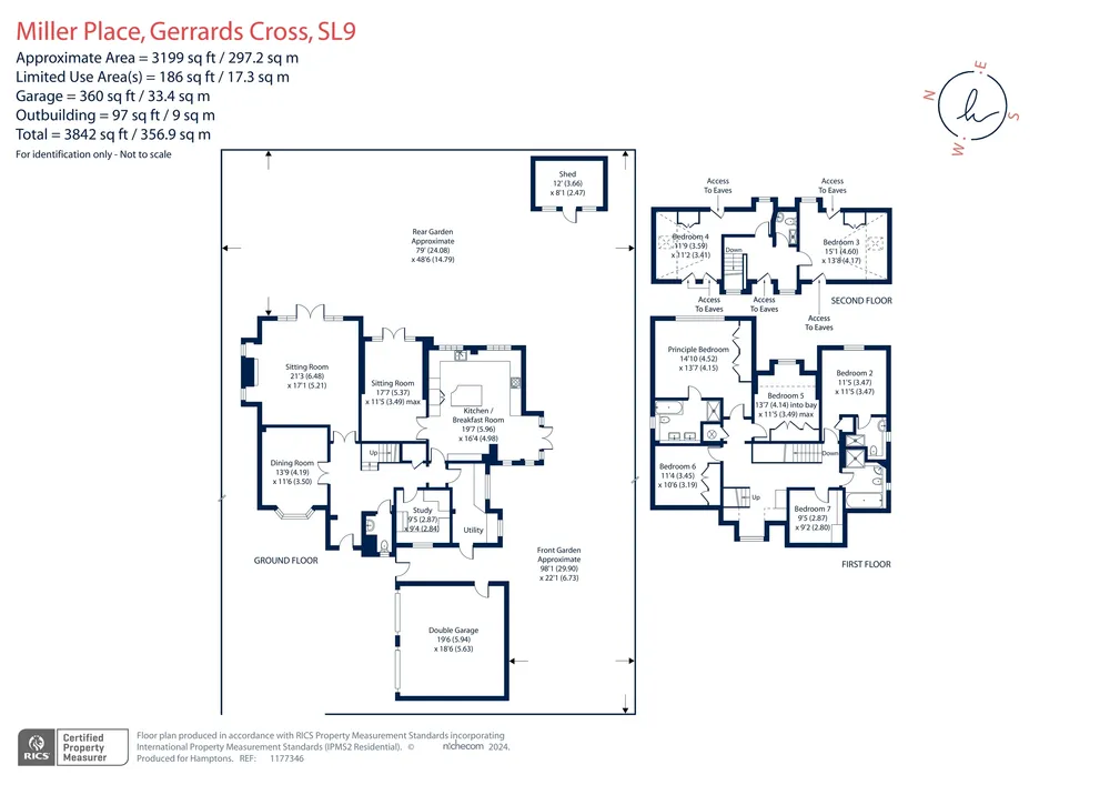 Floorplan for Miller Place, Gerrards Cross, SL9